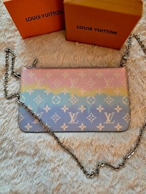 Louis Vuitton Monogram Escale Neverfull MM GM Pochette Pastel